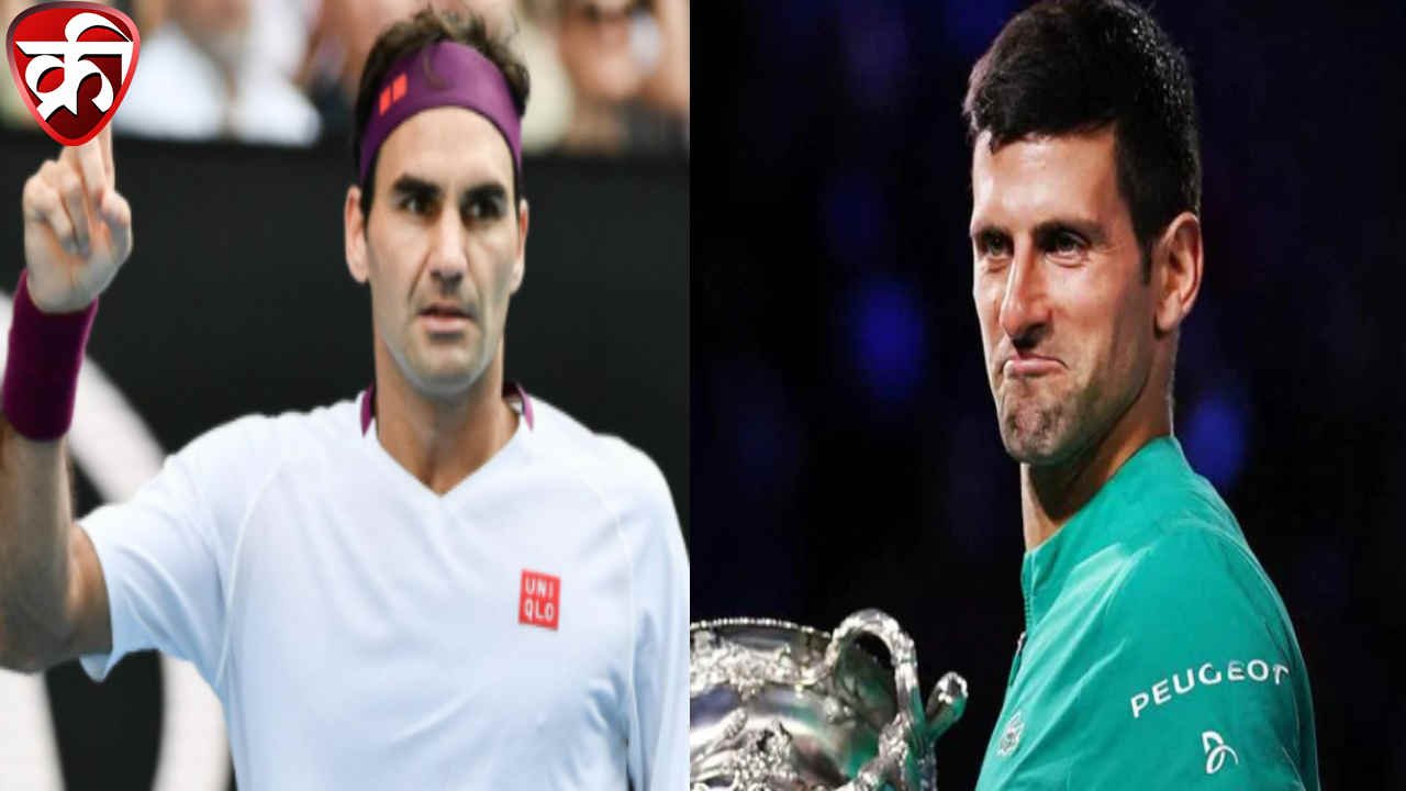 Novac Djokovic and Roger Federer
